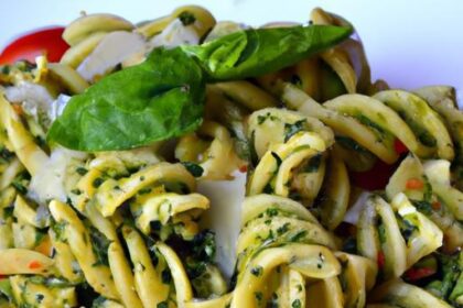 Vibrant Pesto Pasta with Fresh Veggies: A Flavorful Twist