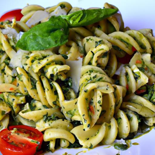 Vibrant Pesto Pasta with Fresh Veggies: A Flavorful Twist