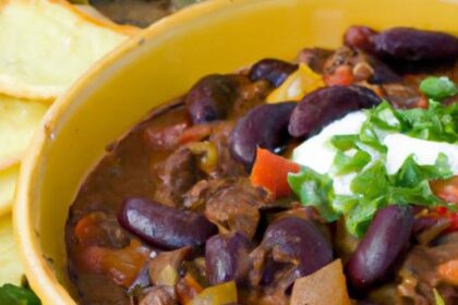 Hearty Beef & Black Bean Chili: A Spicy Comfort Classic