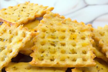 Waffle Cheese Crackers: A Crispy Twist on Savory Snacking