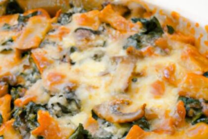 Hearty Spinach & Mushroom Pasta Bake: A Cozy Comfort Feast