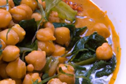 Wholesome Warmth: Crafting Chickpea and Spinach Curry