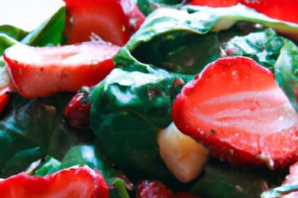 Refreshing Strawberry Spinach Salad: A Sweet & Nutritious Delight