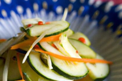 Zesty Thai Cucumber Salad: A Refreshing Spicy Delight
