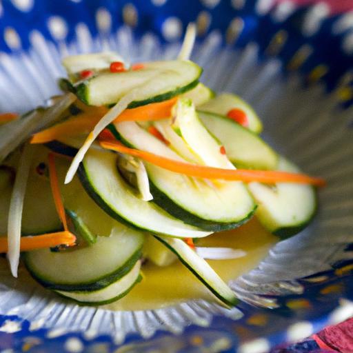 Zesty Thai Cucumber Salad: A Refreshing Spicy Delight