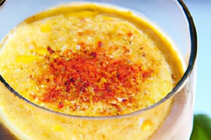 Golden Glow: Unlock Health with Mango Turmeric Smoothie