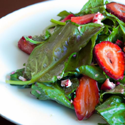 Refreshing Spinach & Strawberry Salad: A Flavorful Delight