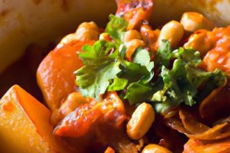 Hearty Sweet Potato and Peanut Stew: A Flavorful Fusion