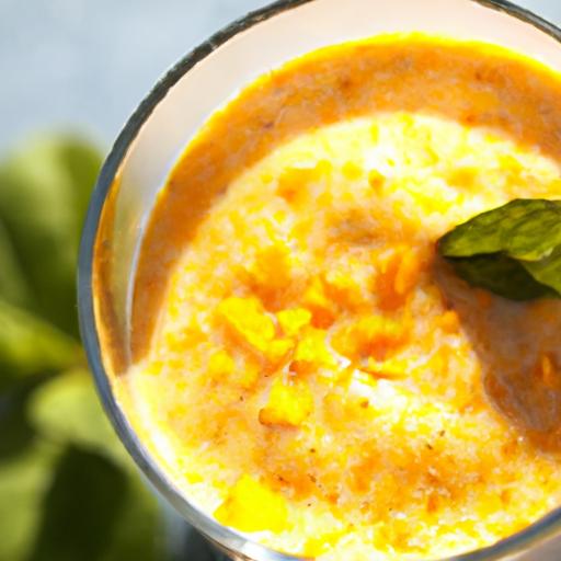 Golden Glow: Unlock Health with Mango Turmeric Smoothie