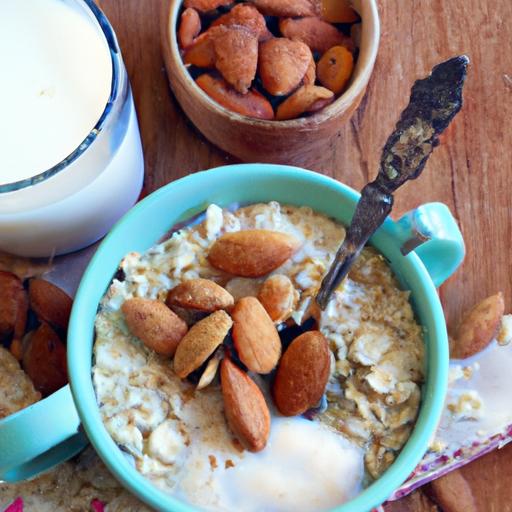 Creamy Almond Milk Overnight oats: Easy, Healthy Breakfast