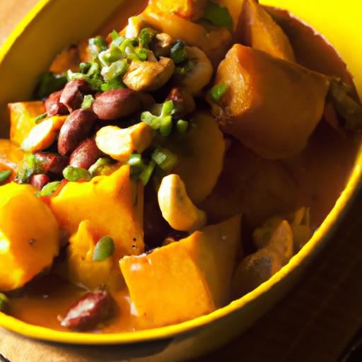 Hearty Sweet Potato and Peanut Stew: A Flavorful Fusion