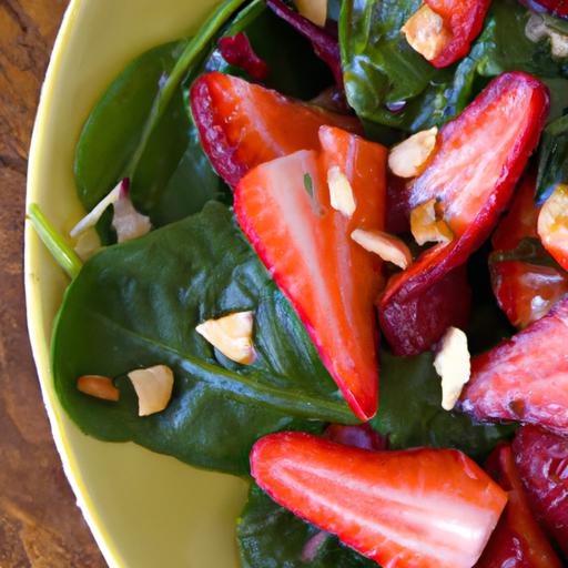 Refreshing Spinach & Strawberry Salad: A Flavorful Delight