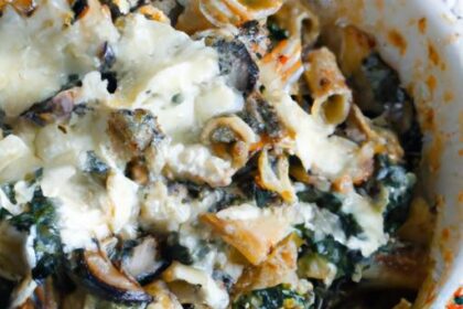 Wholesome Spinach & Mushroom Pasta Bake: A Comfort Classic