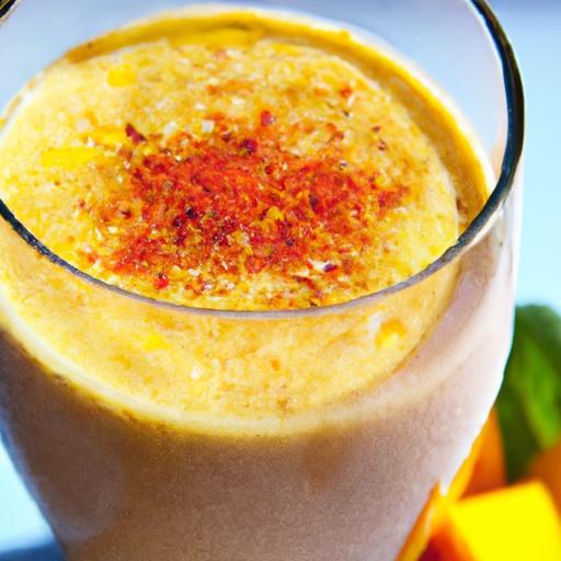 Golden Glow: Unlock Health with Mango Turmeric Smoothie