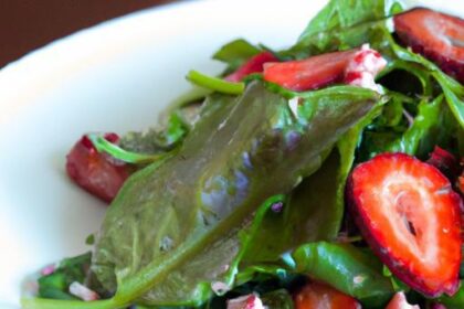 Refreshing Spinach & Strawberry Salad: A Flavorful Delight