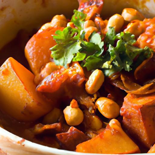 Hearty Sweet Potato and Peanut Stew: A Flavorful Fusion