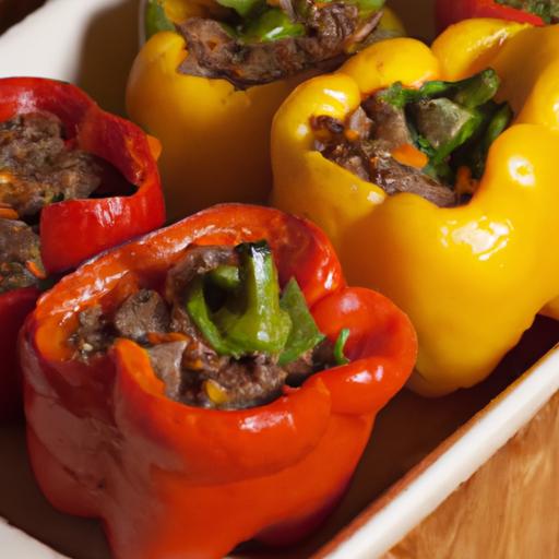 hearty Beef & Rice Stuffed⁤ Peppers:⁣ A Flavorful classic
